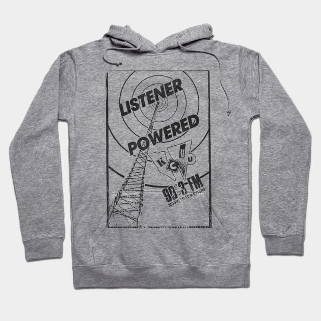 Listener Powered KCMU 90.3 Radio Hoodie by darklordpug